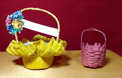 Party Favor Table Setting Basket  Aunt Helen  Vintage w Bonus Mini Extra