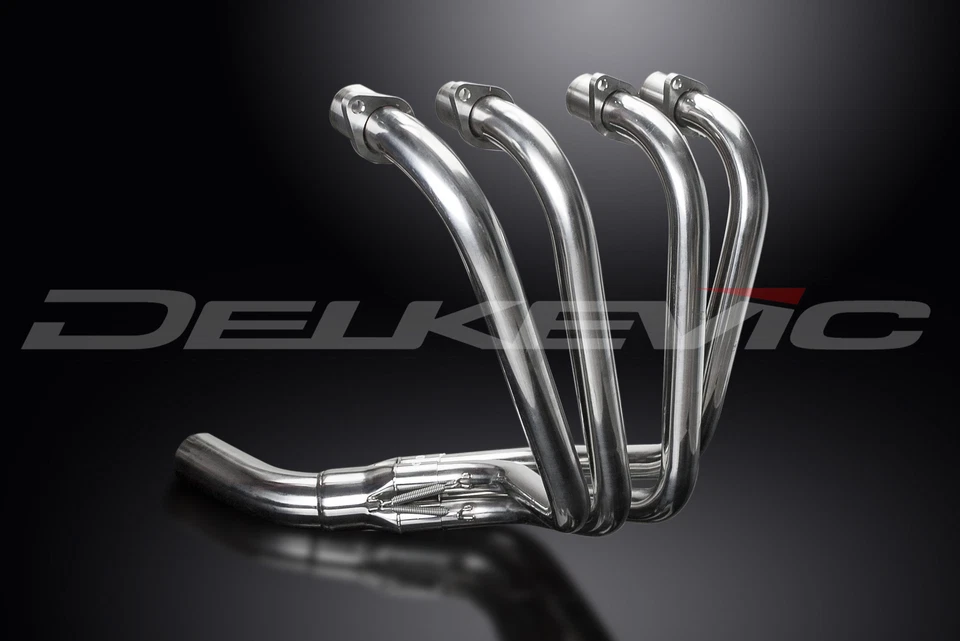 Kawasaki 1100 LTD ZN1100B 84-85 Delkevic Stainless 4-1 Exhaust Headers Downpipes - Image 3 of 4