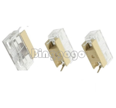 10Stks Panel Mount PCB Fuse Holder Case With Cover For 5x20mm Fuse 250V 6A