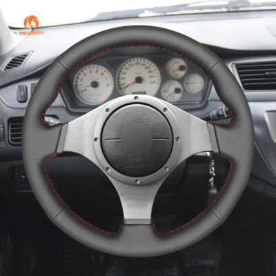 PU Leather Car Steering Wheel Cover for Mitsubishi Lancer Evolution 8 VIII 9 IX