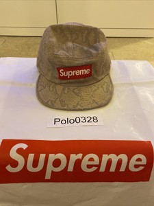 supreme suede camp cap