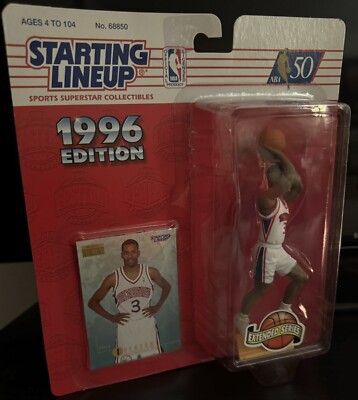 1996 Kenner Starting Lineup NBA Extended 76ers Allen Iverson