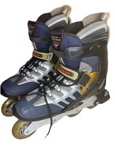 Rollerblade EVO 08 ALU Inline Skates Men's 10.5 Aluminum Frame Bio Dynamic Y2K