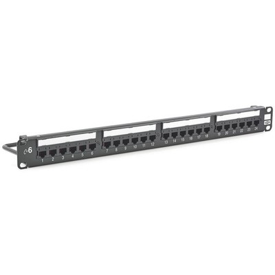 Hubbell HP624 Cat6 Patch Panel 24-Port