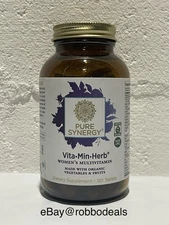 Pure Synergy Vita Min Herb Multivitamin Women 120 Tablets Dietary Supplement