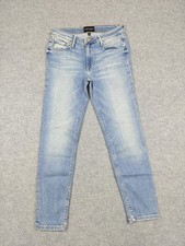 Black Orchid Jude Crop Jeans Womens 27 Blue Light Wash Mid Rise Skinny 27x27