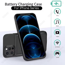 Power Bank Battery Charger Case Charging Cover For iPhone X 11 12 13 14 15 16 17