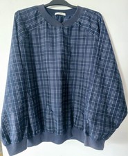 Vintage St Michaels pullover plaid windbreaker jacket | size 14