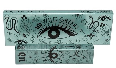 Urban Decay Wild Greens Eyeshadow Palette + Wild Lash Mascara SET ~ New w/ Box