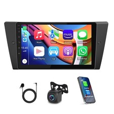 4/64GB Android Radio BMW E90E91E92E93 05-11 CarPlay A.Auto 9in IPS GPS BT FM Cam