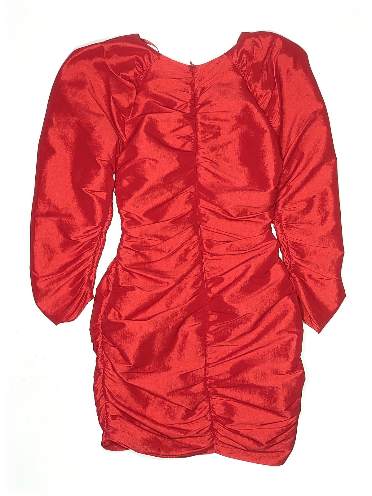 Zara Women Red Cocktail Dress XS thumbnail 2