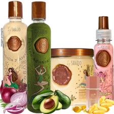 RITUAL BOTANICO Kit 4 Crecimiento Acelerado y Ultra Reparador S.O.S Shampoo d...