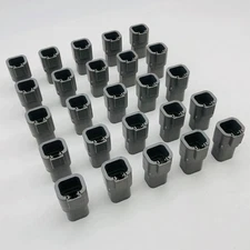 TE Connectivity DTP04-4P Receptacle Connector 4 Pin Grey Wire to Wire Pack of 25