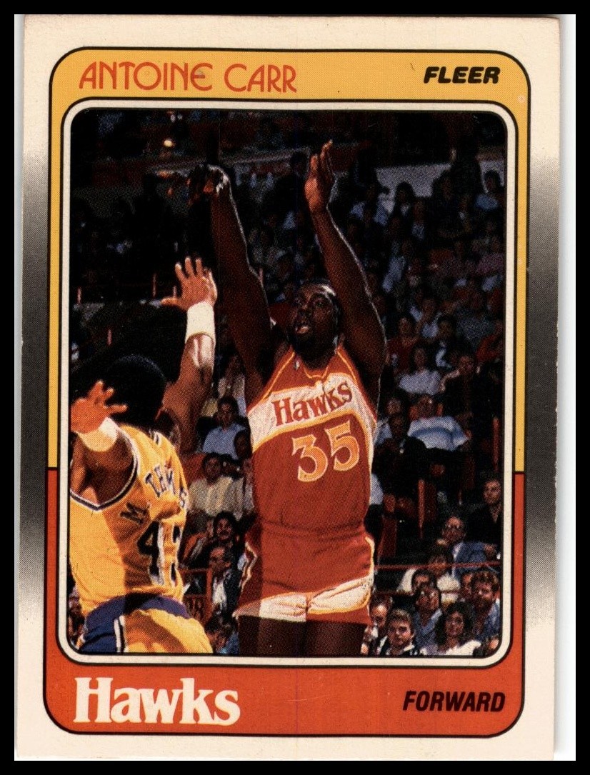 1988-89 Fleer #1 Antoine Carr