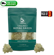 Royal Green Frankincense Hojari from Oman Boswellia Sacra Pure Incense Chruch In