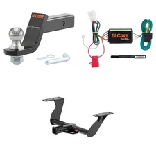 CURT Class 3 Tow Package Trailer Hitch, Wiring, Ball Mount - 13409, 56040, 45856
