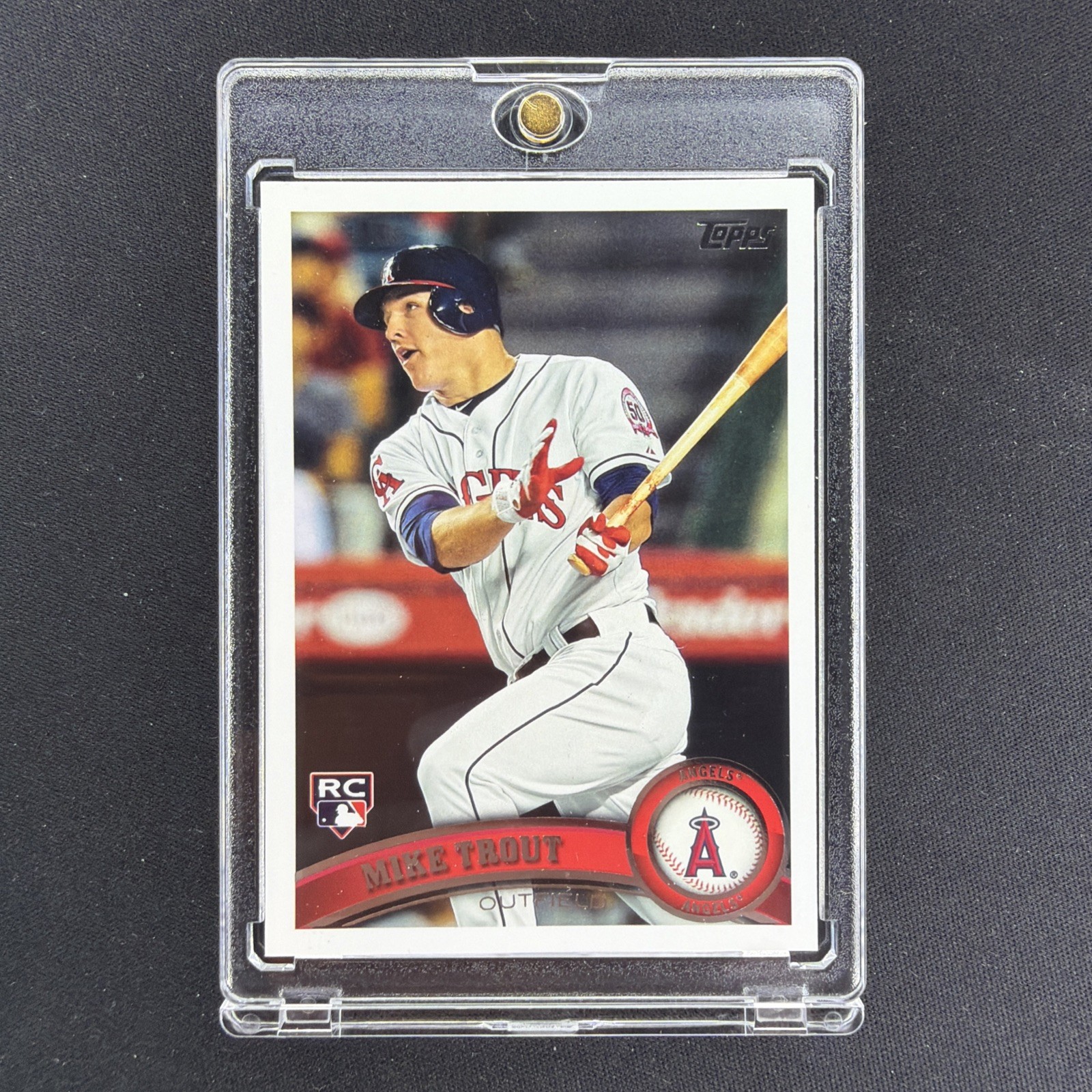 2011 Topps Update Series Mike Trout Rookie Card US175 Los Angeles Angels