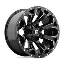4 New 17 Fuel D576 Assault 17x9 5x4.55.0 Lug Gloss Black Milled Wheels 01mm
