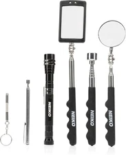 20736A (6) Piece Set, Magnetic Tool & Telescoping Mirror Set, Adjustable Tele...
