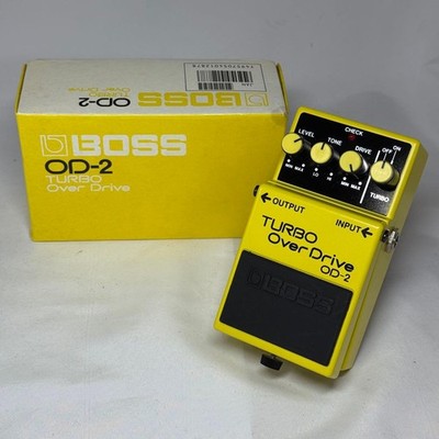 BOSS TURBO OVERDRIVE OD2 Guitar Effects Pedal Made in Japan Rare Vintage