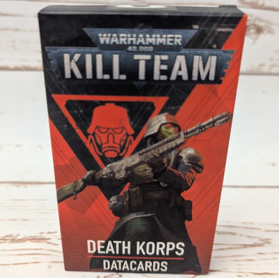 Warhammer 40k Kill Team Datacards Death Korps New Sealed GW