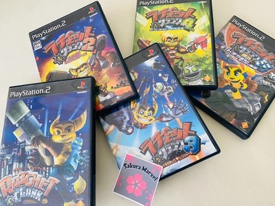 Playstation 2 PS2 Ratchet Crunk Going Commando Up Your Arsenal Deadlocked Tested