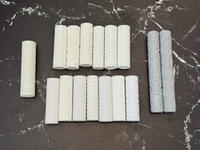 Lot Of 16 Polymer Clay Roller Stamps In Various Prints And Sizes