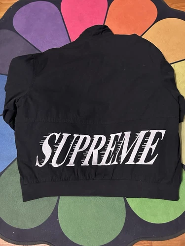 Veste universitaire Supreme Twill noire taille M