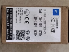 Fuji Electric FA SC-E02P 3 Phase Magnetic Contactor with SH-4 Auxiliary Relay