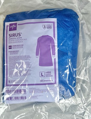 MEDLINE SIRUS Surgical Gown - Level 3 - NEW Sealed Package Size L