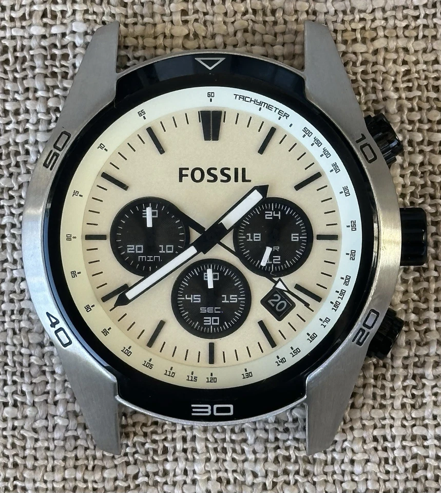 Fossil Mens' Coachman Chronograph Watch, Model CH2890, Leather Bund Strap - Image 2 of 4