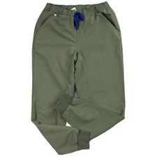 FIGS Technical Collection Mens S Olive Green Jogger Scrub Pants
