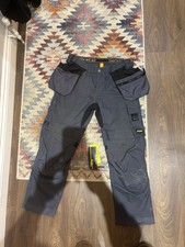 Snickers 6224 Grey Work Trousers (96) W 33 L 30