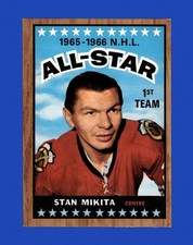 1966-67 Topps Set-Break #124 Stan Mikita NR-MINT *GMCARDS*