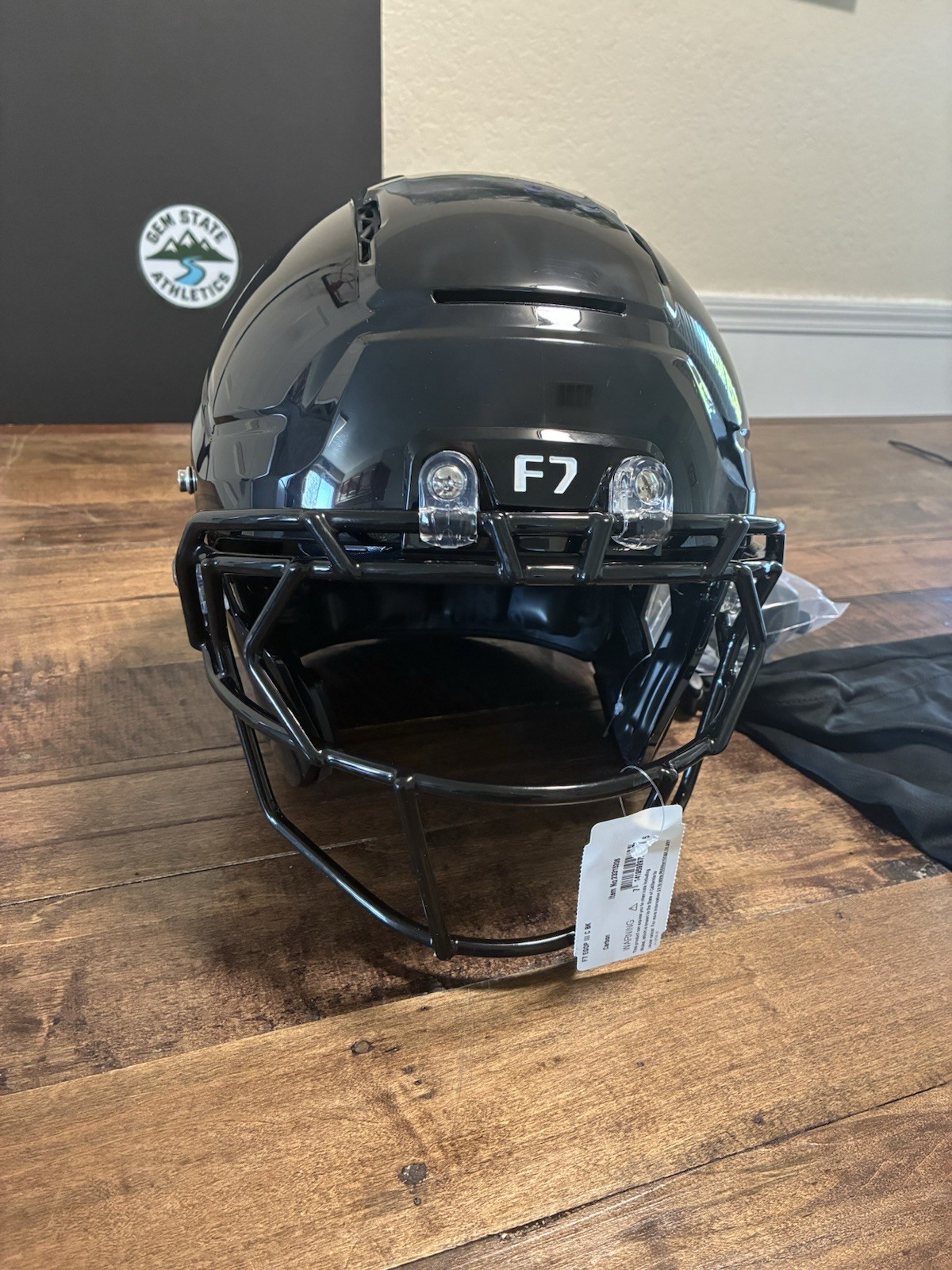 2026 Schutt F7 Air Varsity Football Helmet Black W/ EGOP-III black - Size 2XL