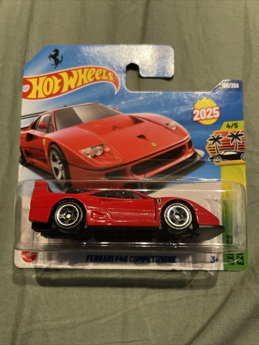 Hot Wheels 2025 Case K Ferrari F40 Competizion Red - Short Card