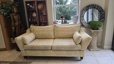 2 Handmade Multiyork drop arm sofa &fixed Arm Suite Sprung Base RRP £9000