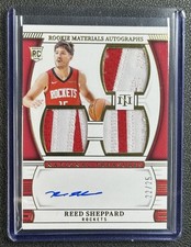 REED SHEPPARD 2024-25 NATIONAL TREASURES ROOKIE TRIPLE PRIME PATCH AUTO RC 22/25