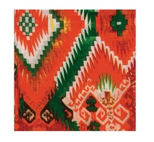 AZTEC #5 Orange Green 34.5x34.5 Regular
