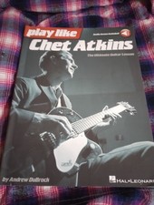 Hal Leonard PLAY LIKE CHET ATKINS Ultimate Guitar Lesson TAB Book Online Audio