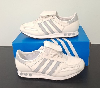 Adidas LA Trainer LT off-white  EUR 44  UK 9. 5 leather sneakers DEADSTOCK