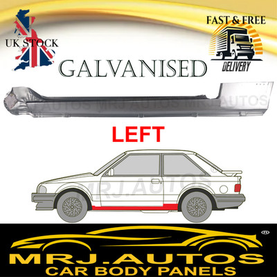 FOR FORD ESCORT ORION MK3 MK4 3D 80-90 FULL SILL REPAIR BODY RUST PANEL LEFT