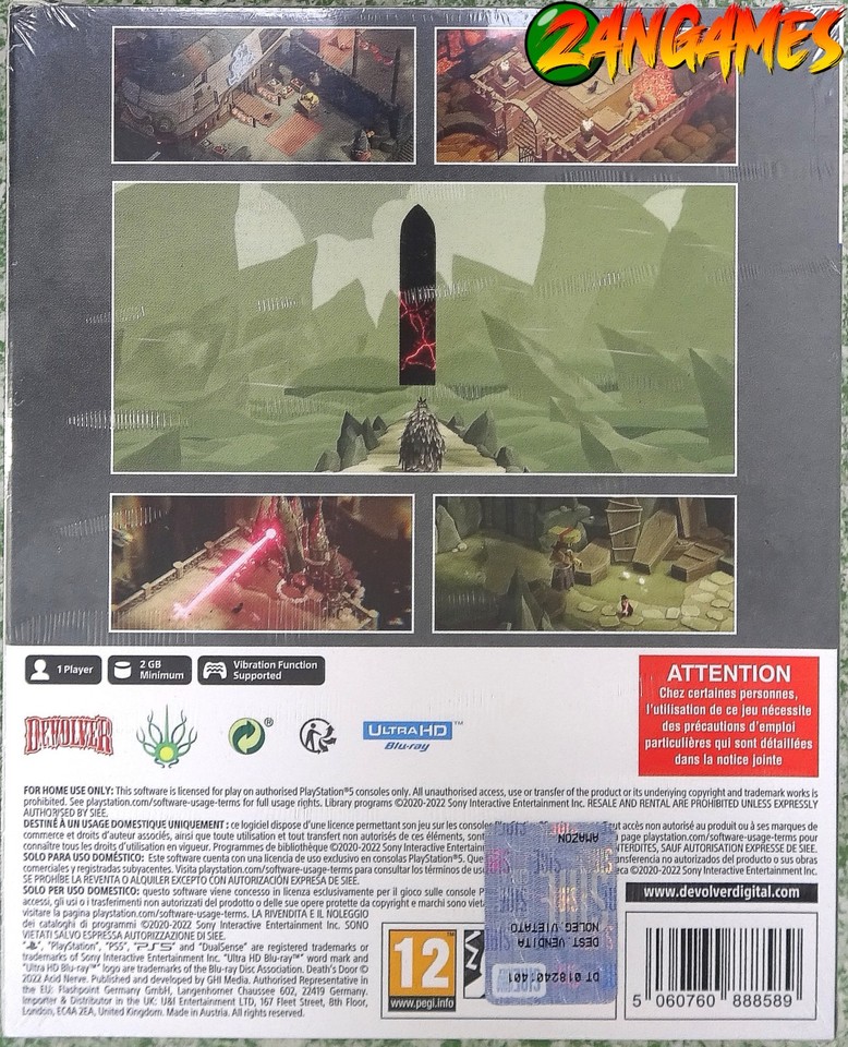 Death's Door Ultimate Edition Switch EU/FR Game In EN FR DE ES IT PT JP New Action Adventure Devolver 5060760888558
