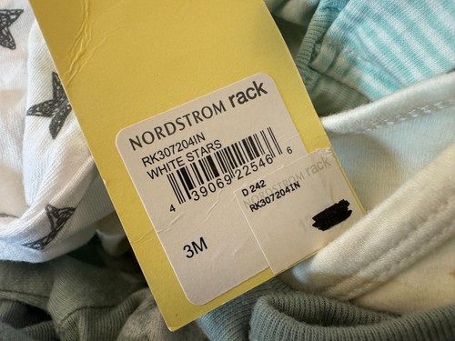 Carters Bebé Niño 3/6 Meses Footies Dormir Cremallera Pijama Ropa Lote Nubes - Imagen 11 de 11
