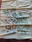 VTG 1950s Wisconsin Souvenir  Scarf Tourist Map Travel Landmarks Yellow Lot of 3 — photo 7
