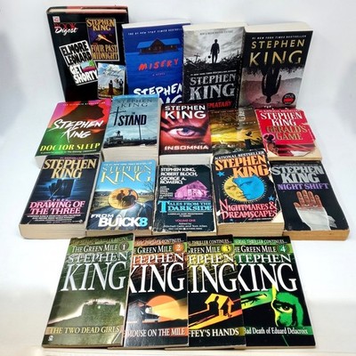 LOT of Stephen King Books Misery The Stand Doctor Sleep Pet Sematary Night Shift