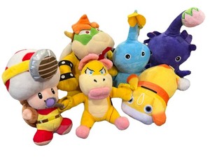 Super Mario Bros Plush Toy Lot 6 Mixed