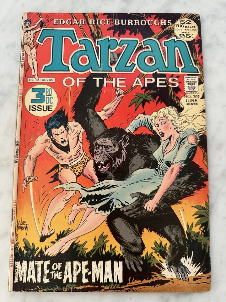 Tarzan #209 G/VG 3.0 - Buy 3 for Free Shipping! (DC, 1972) SB - Image 2 of 4