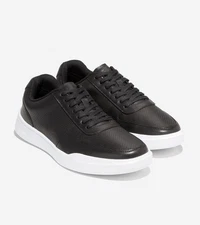 COLE HAAN GRAND CROSSCOURT MODERN PERF MEN'S SNEAKERS BLACK SIZE 10.5 M C33977