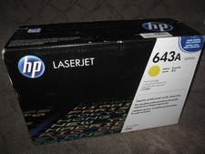 HP Q5952A Yellow Toner Cartridge Genuine OEM 643A LaserJet 4700